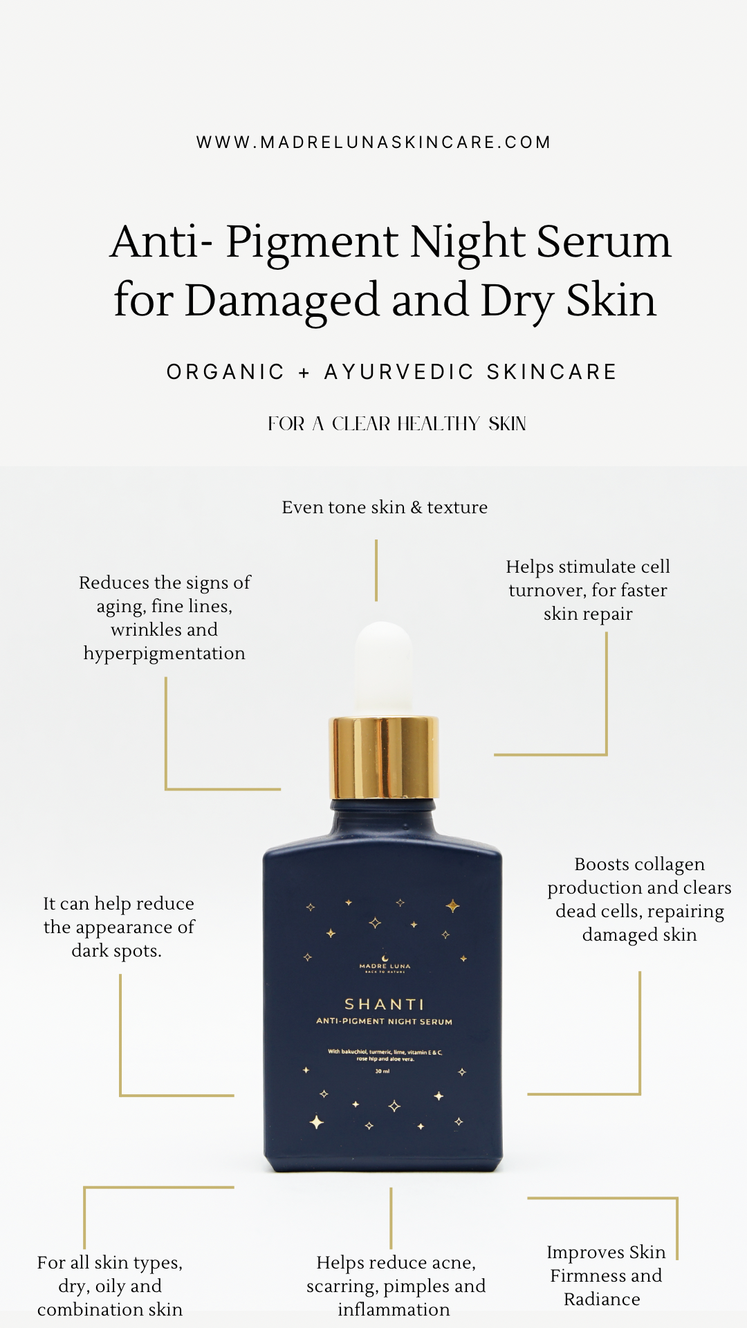 SHANTI- Anti Pigment with Bakuchiol