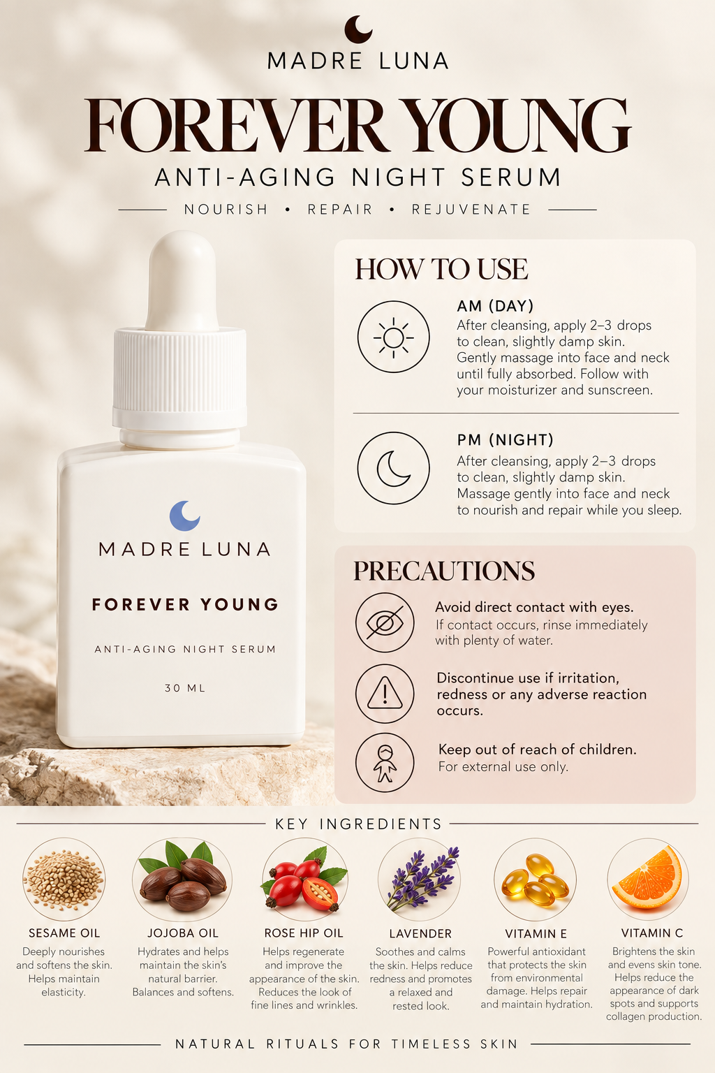 Forever Young - Face Oil for Dry Skin