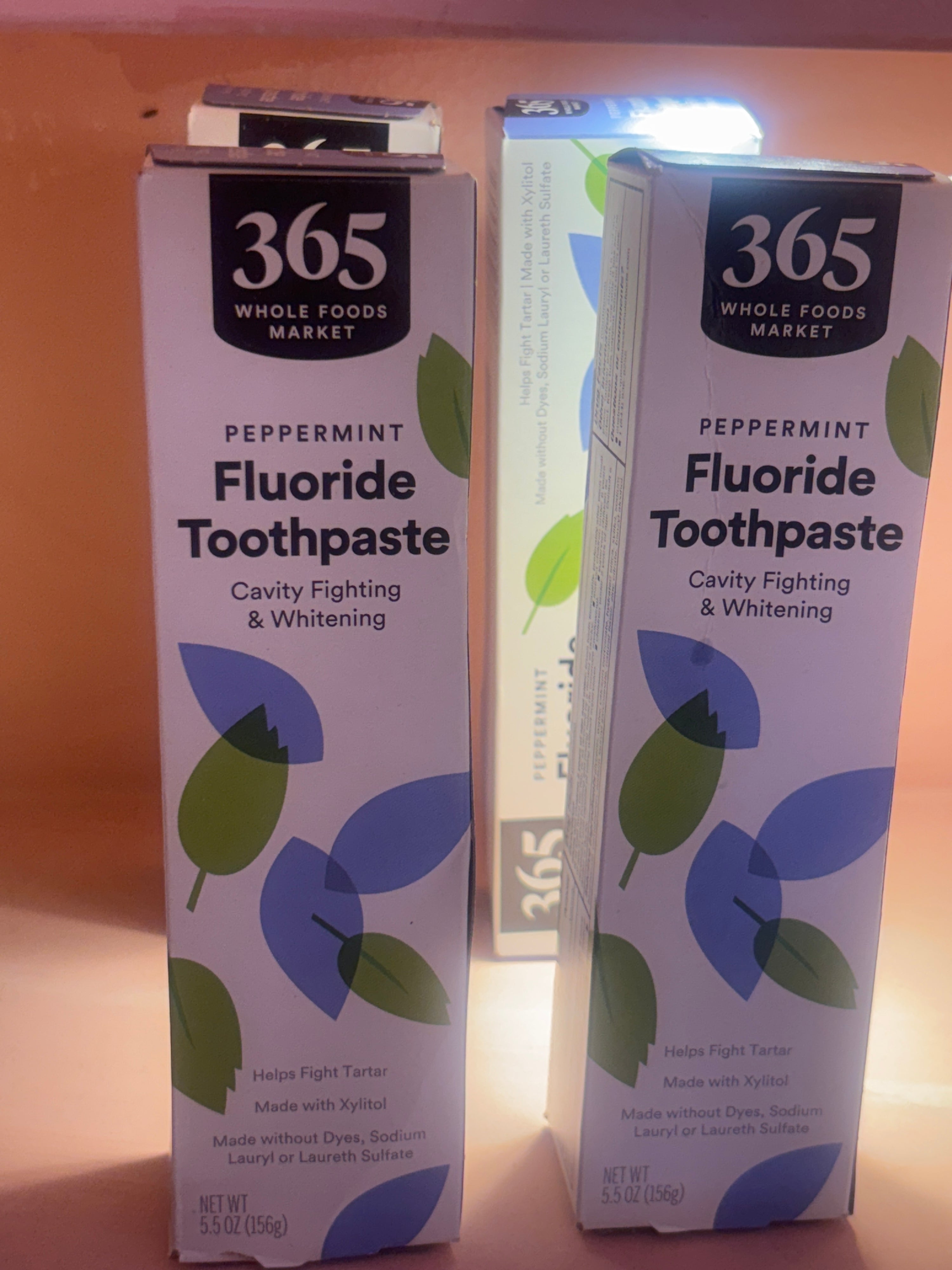 Flouride free toothpaste- 365