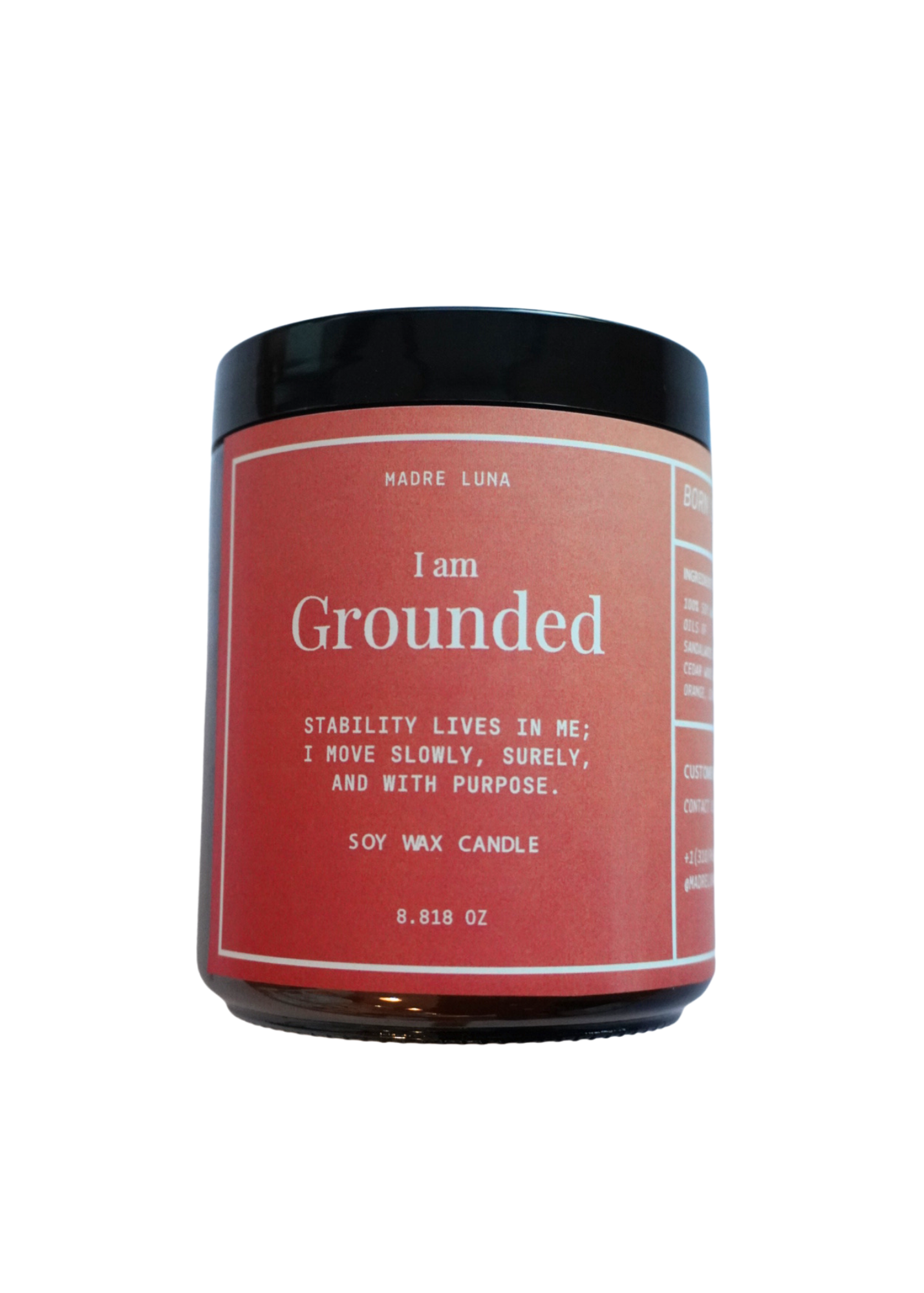 I am Grounded- Soy Wax Candle