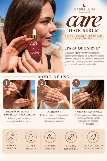 Cuidado capilar - Sérum capilar con marula y jojoba