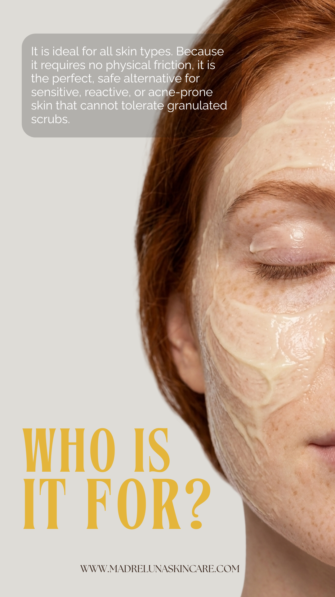 Juicy Skin Face Exfoliator with Papaya and Pineapple Enzymes