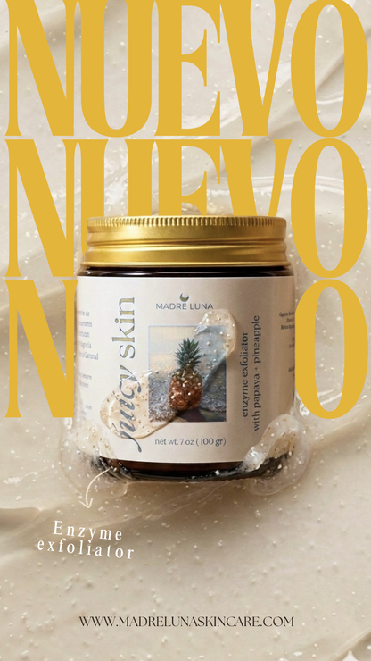 Juicy Skin Face Exfoliator with Papaya and Pineapple Enzymes