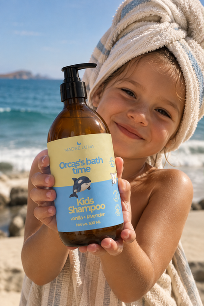 Orca’s Bath Time- Kids shampoo