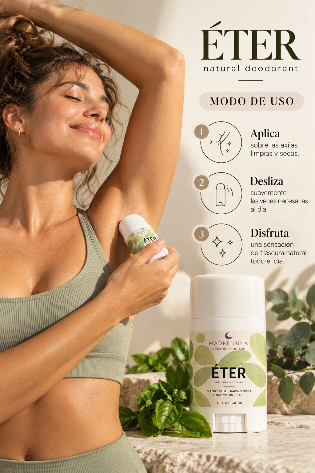 ÉTER - Natural deodorant with Magnesium