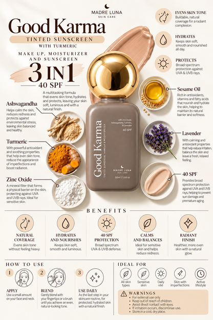 Good Karma- Tinted Sunscreen 40 SPF Foundation