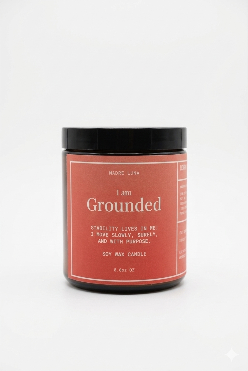 I am Grounded- Soy Wax Candle