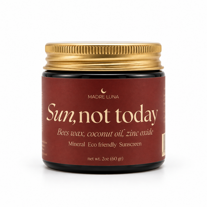 Sun Not Today 40 SPF- Protector Solar Mineral Sunscreen