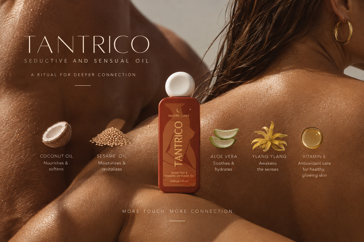 TANTRICO - Aceite de Masaje para Flirtear y Seducir