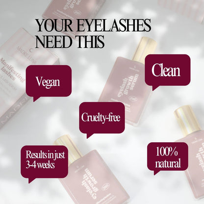 Manifesting lashes- eyelash grow serum