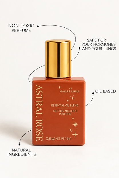 Perfume roll-on orgánico ASTRAL ROSE