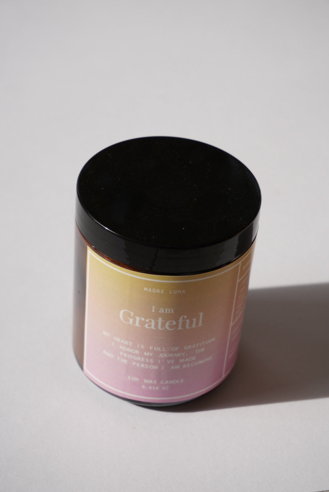 I am Grateful- Soy Wax Candle