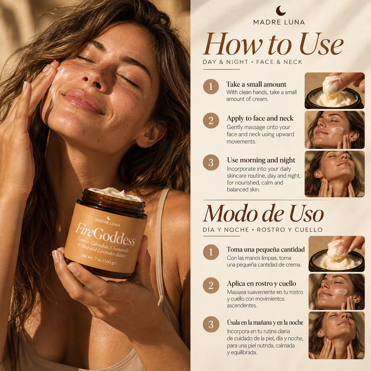 Fire Goddess- Light Face Lotion for Rosacea