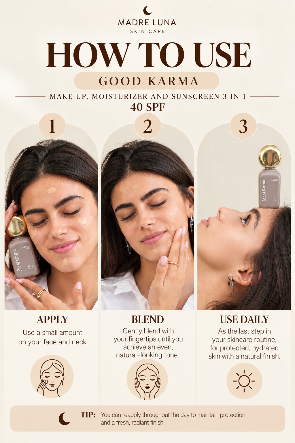 Good Karma- Tinted Sunscreen 40 SPF Foundation