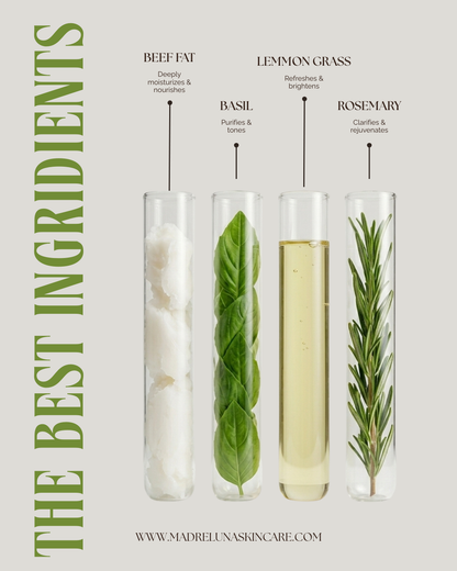Tallow with Lemongrass + Basil