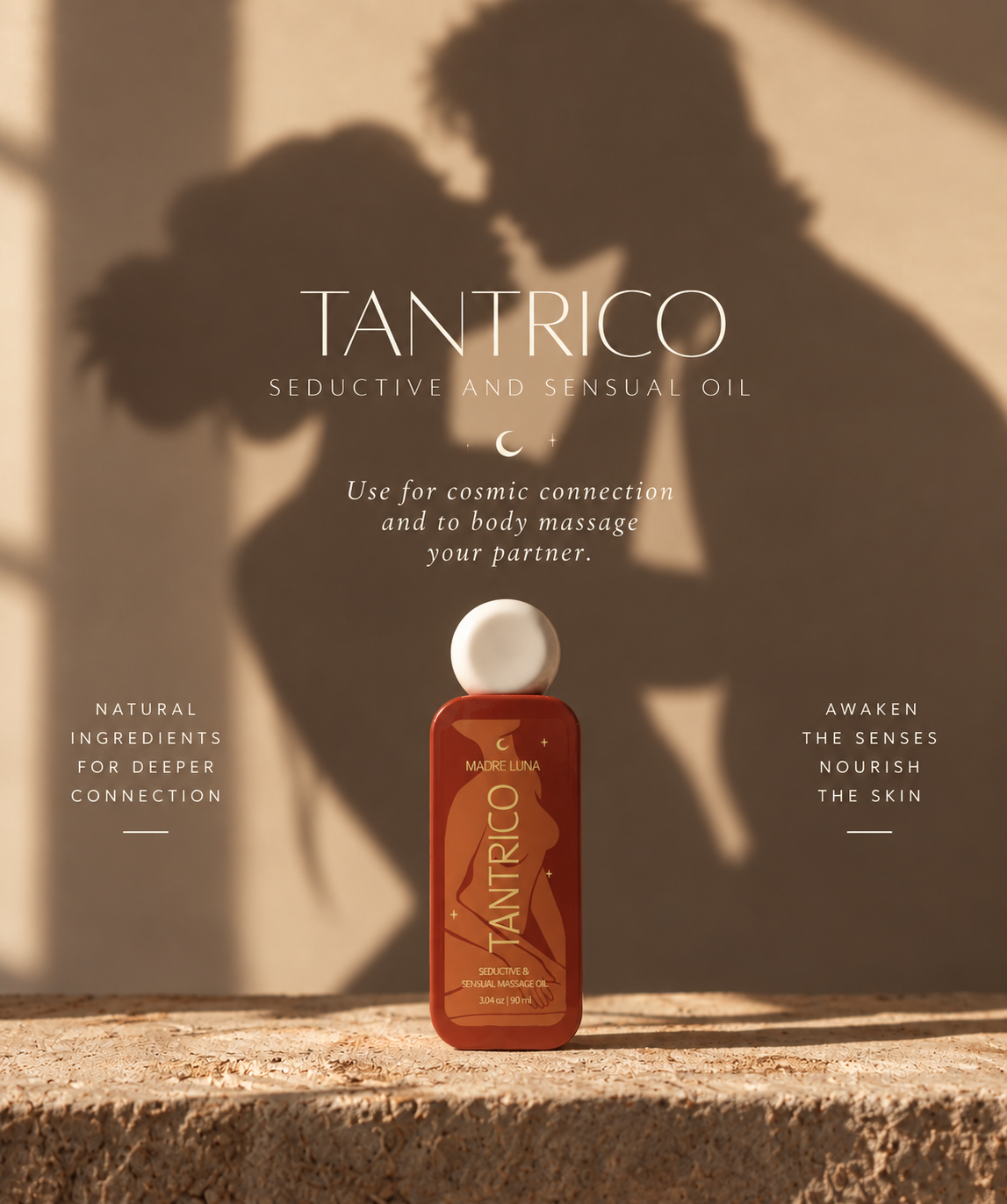 TANTRICO - Aceite de Masaje para Flirtear y Seducir