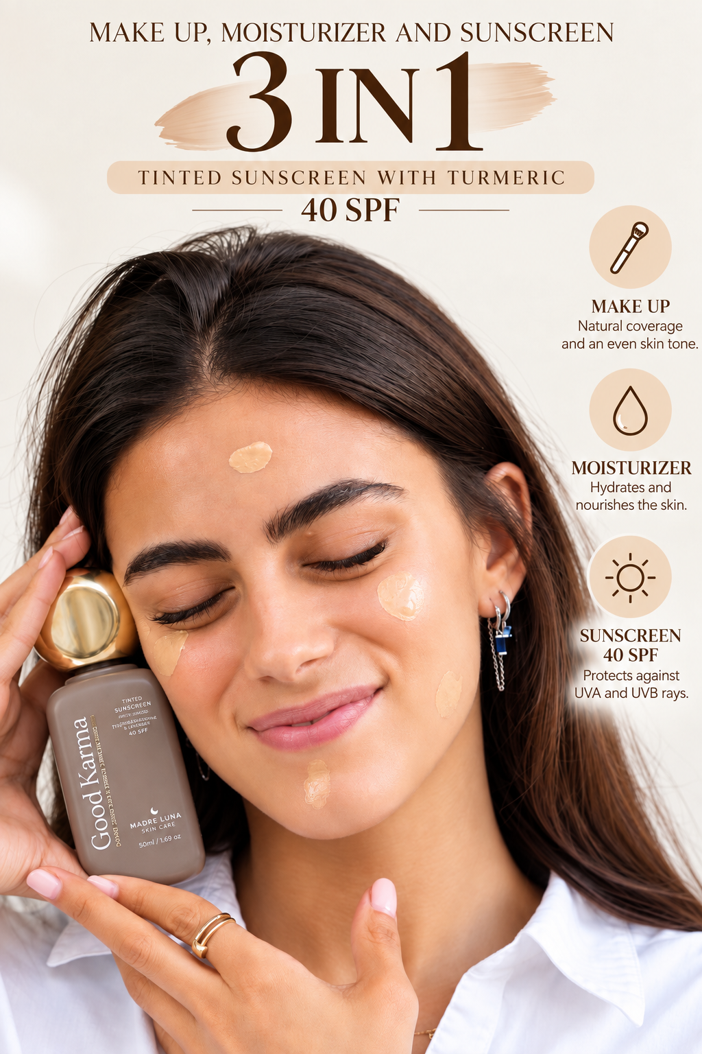 Good Karma- Tinted Sunscreen 40 SPF Foundation