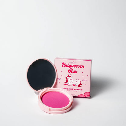 Uniquecorn star lipstick for girls with dragonfruit