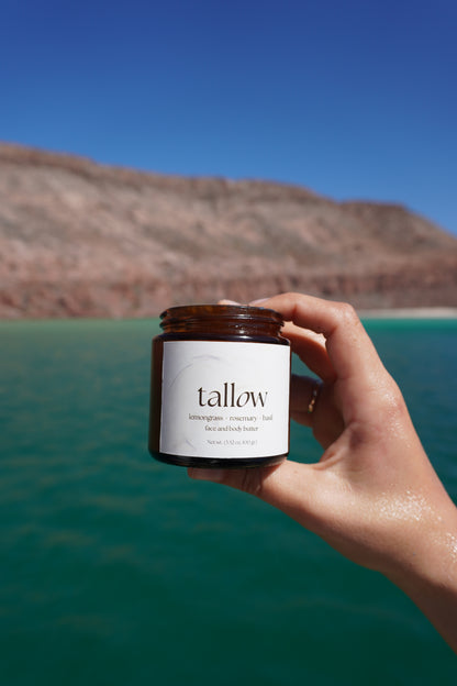 Tallow with Lemongrass + Basil