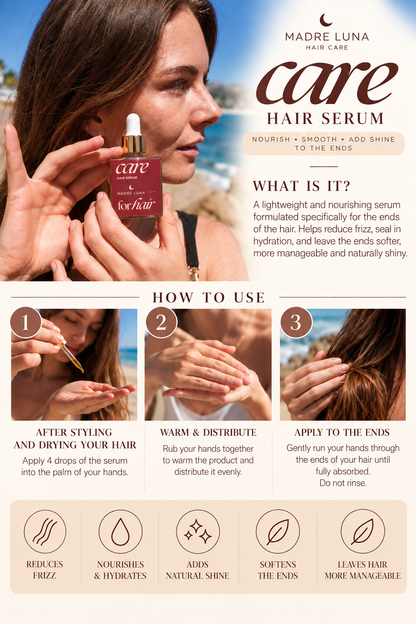 Cuidado capilar - Sérum capilar con marula y jojoba