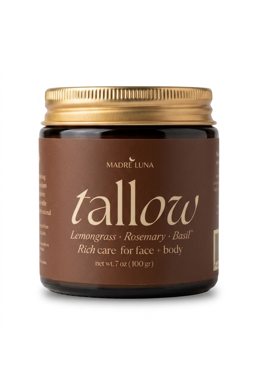 Tallow with Lemongrass + Basil